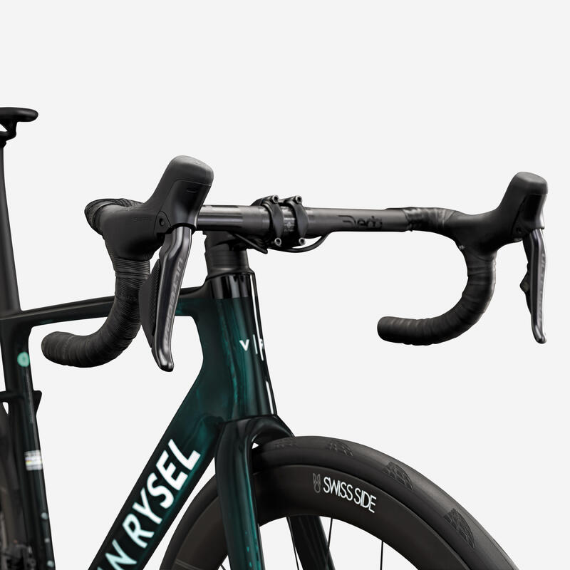 Bicicletă șosea Shimano Ultegra Di2 2x12v senzor de putere RCR PRO Verde abis