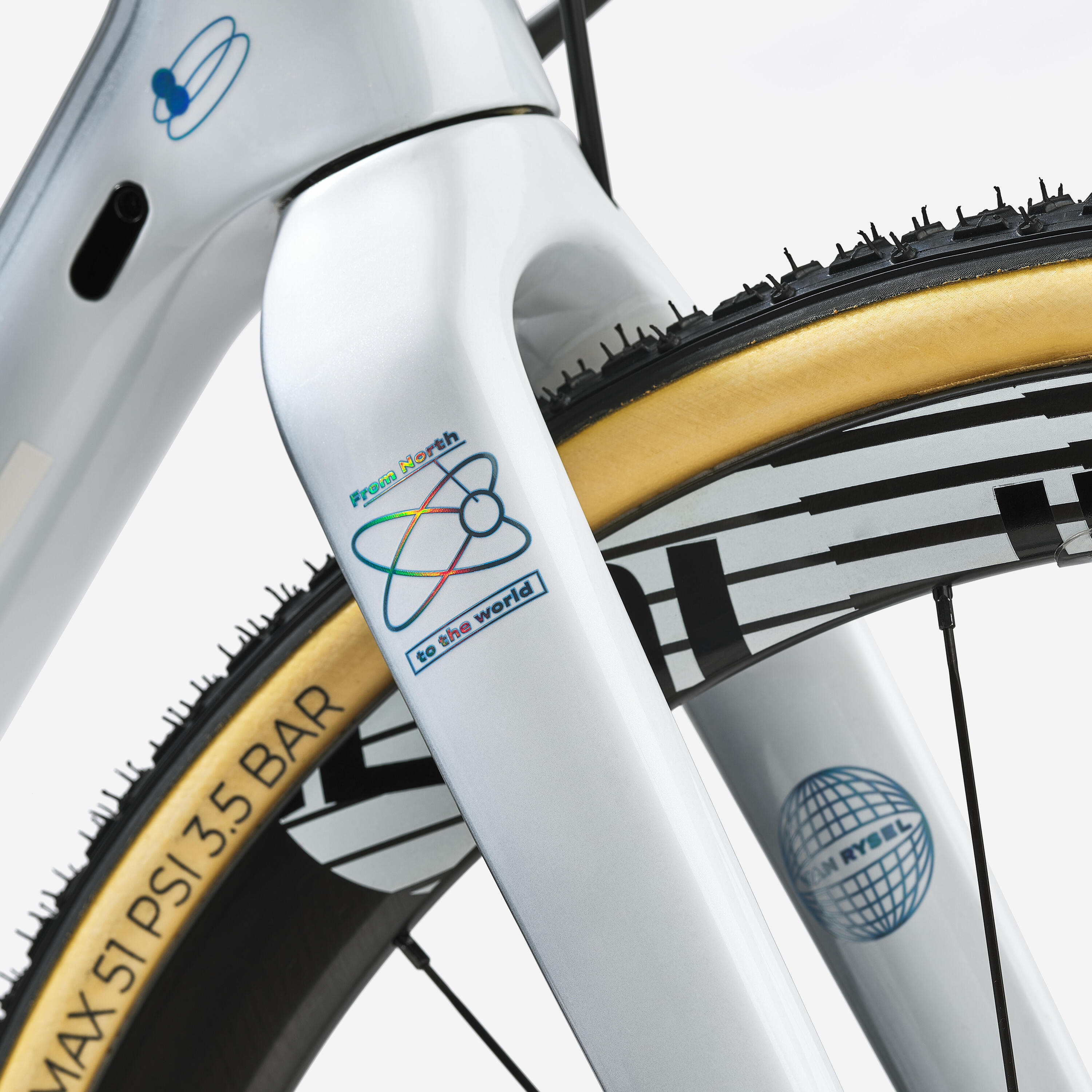 Bici ciclocross RCX PRO capsule NORTH STAR VAN RYSEL Decathlon