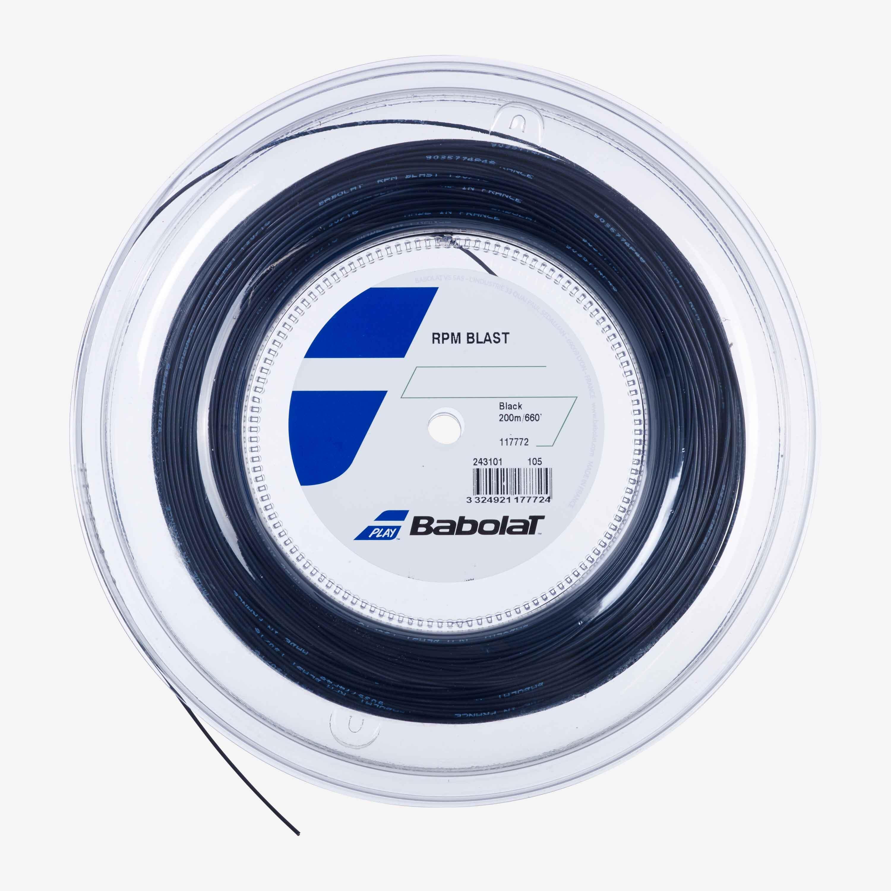 Cordaj Tenis RPM Blast 200 m Negru