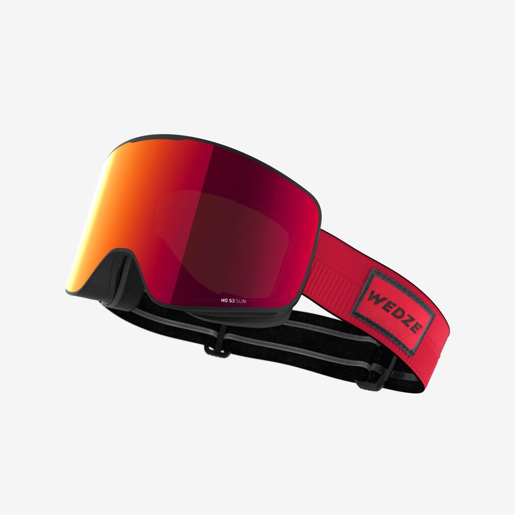 ANTIPARRAS SKI BUEN CLIMA INTERCAMBIABLE ADULTOS Y NIÑOS G 900 C HD ROJO