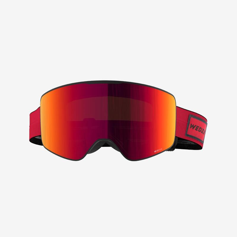 Gafas de esquí y Snowboard buen tiempo Adulto y Niños Wedze G 900 C HD