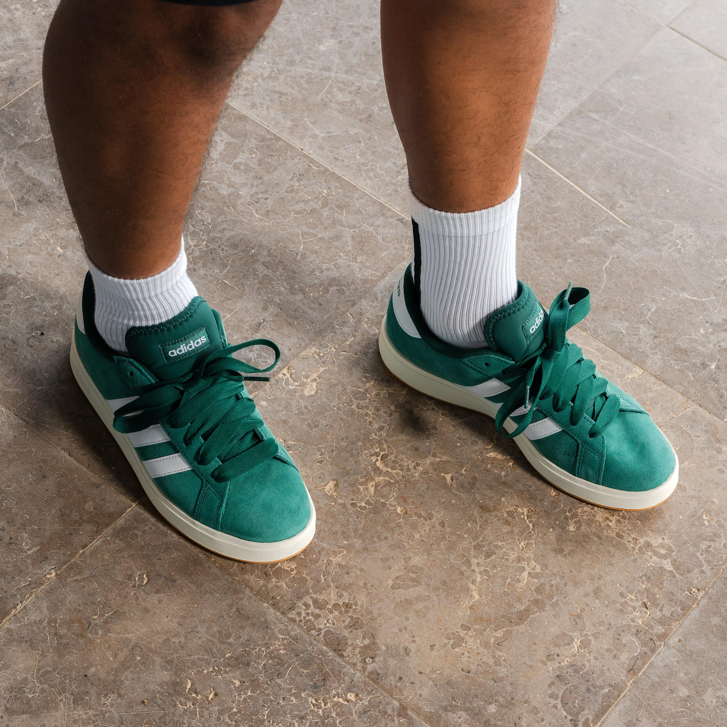 Men's sneakers, Grand court base 00s black ADIDAS Decathlon - Main Image