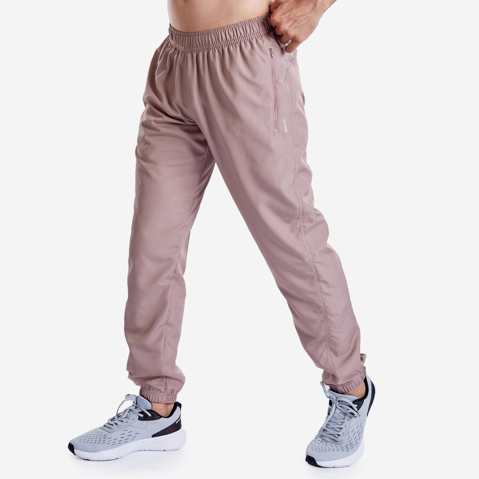 Men Gym Trackpants Slim Fit Jogger Style, Breathable, Quick Dry  - Frozen Brown