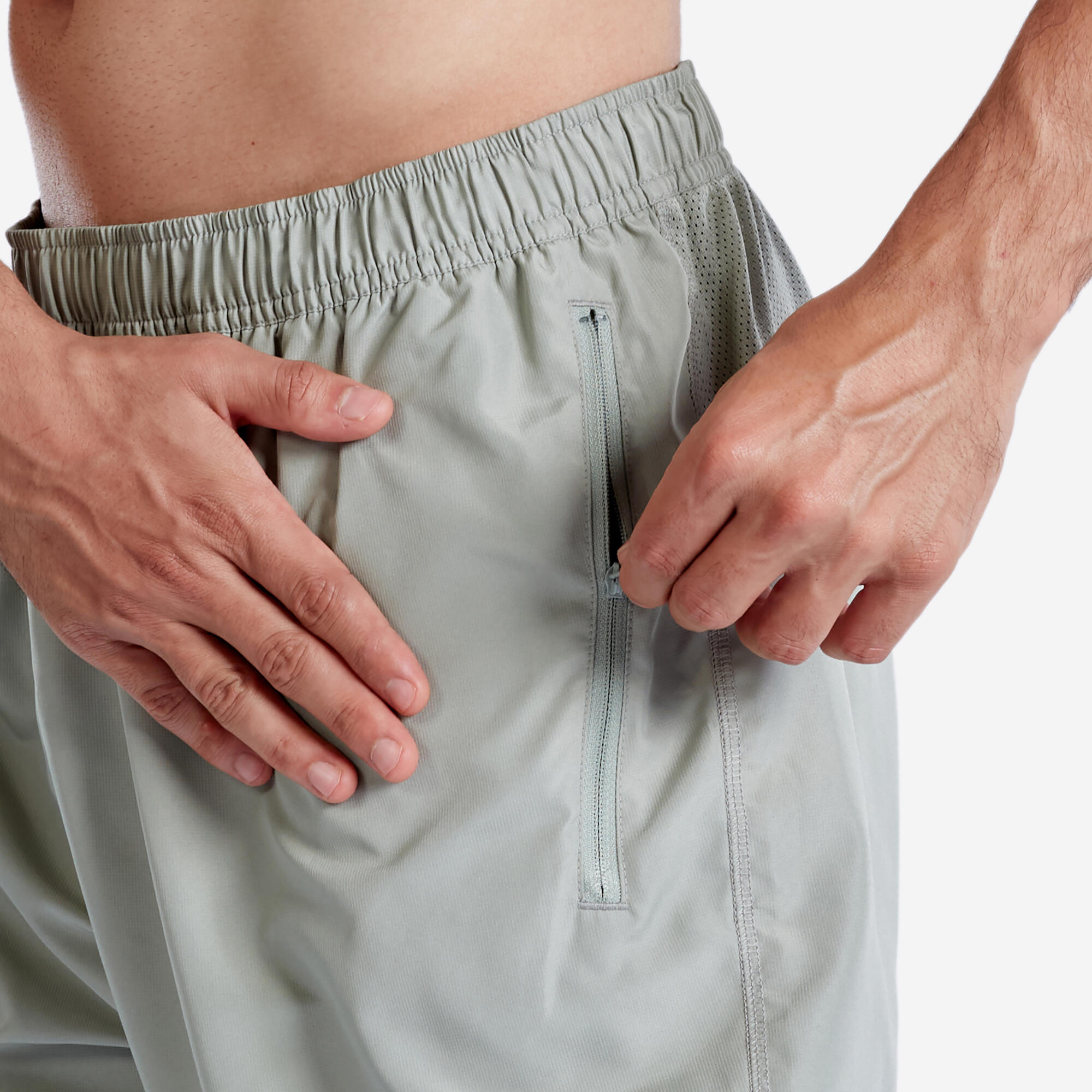 Men Gym Trackpants Slim Fit Jogger Style, Breathable, Quick Dry - Sage Green