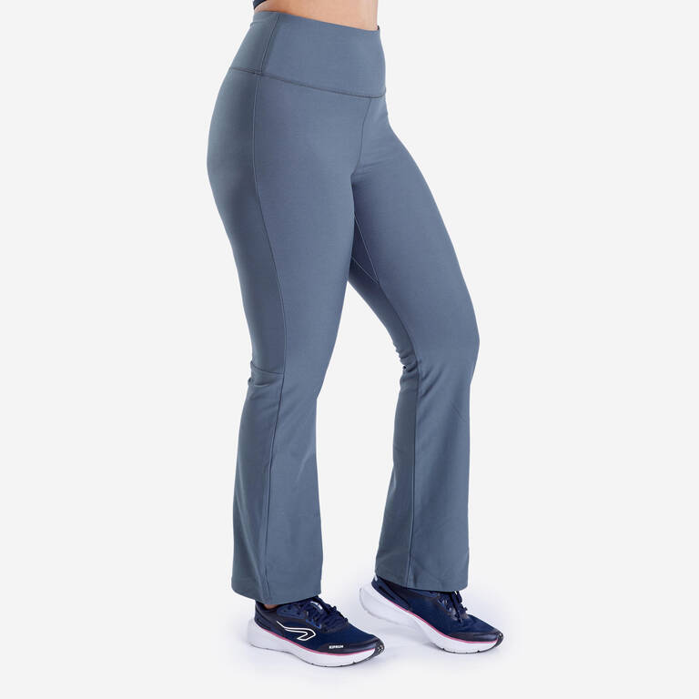 Women's Straight-Leg Fitness Leggings - Petrol Blue