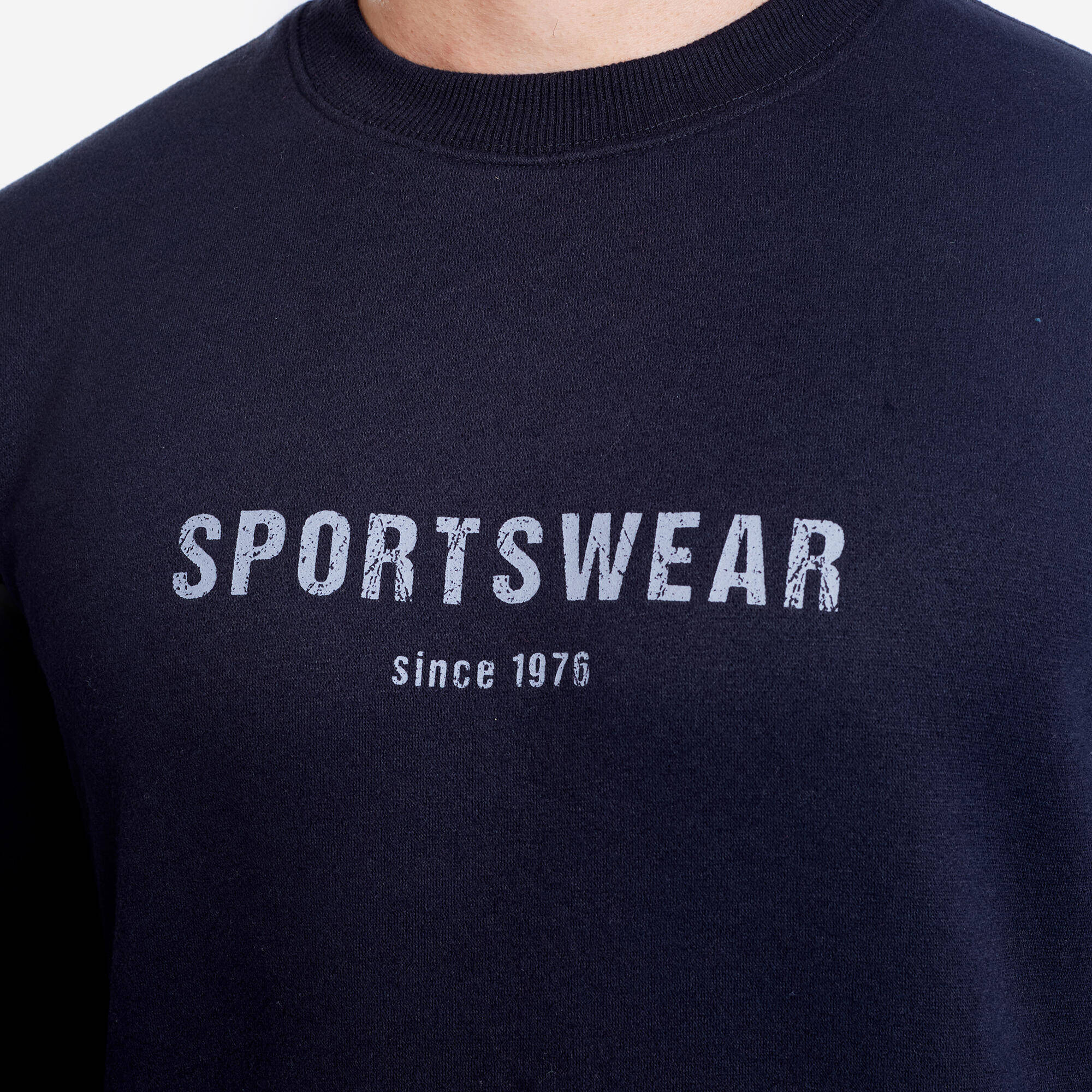 MEN FLEECE SWEATER CREW NECK 500 -  4