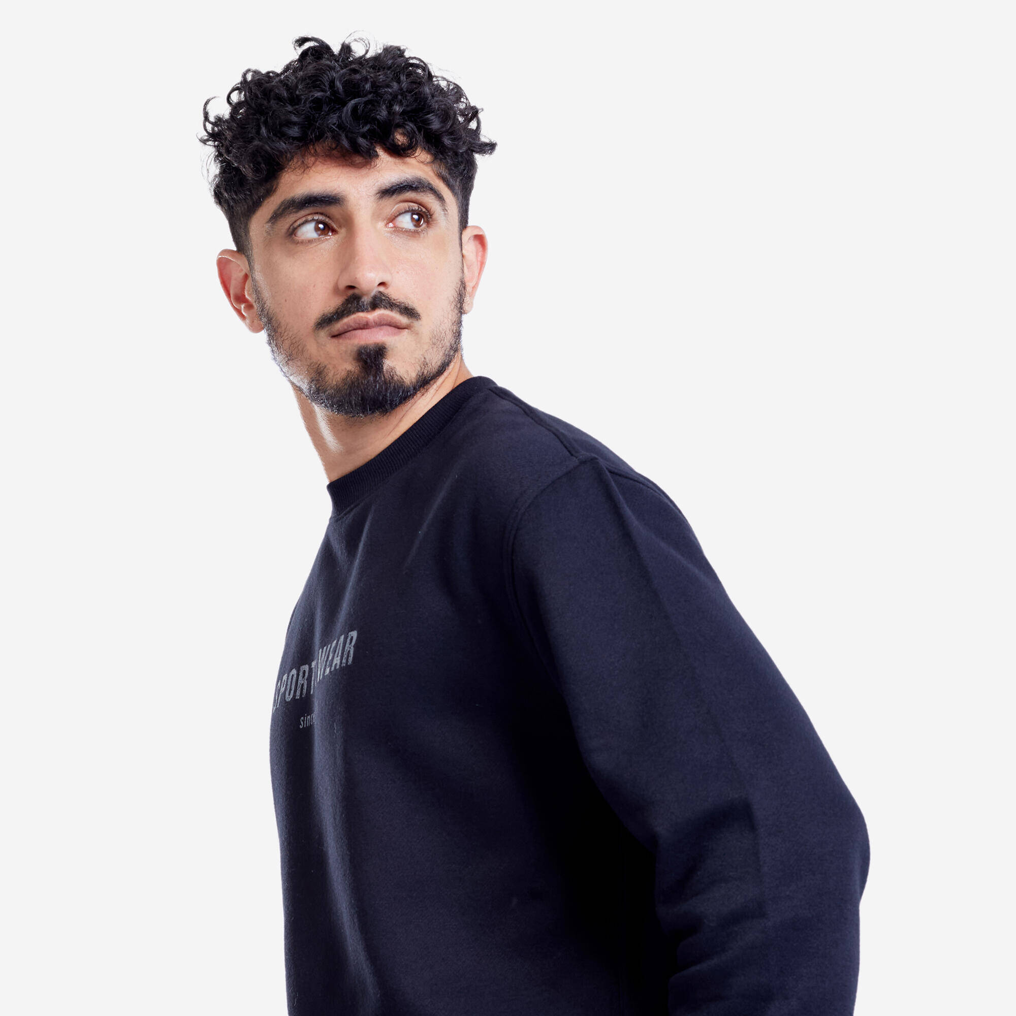MEN FLEECE SWEATER CREW NECK 500 -  5