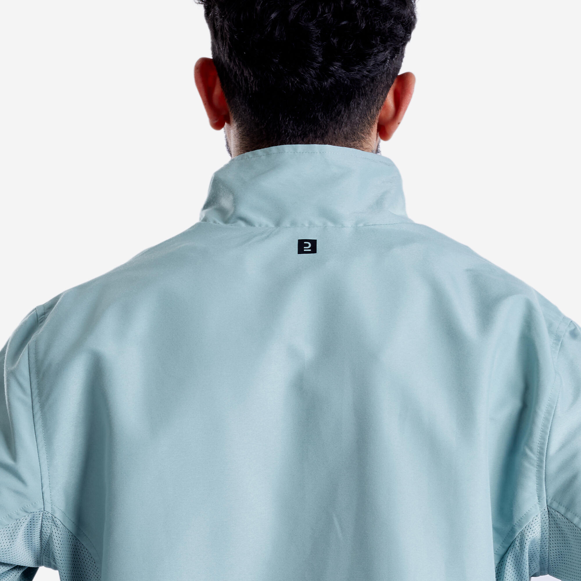 Men Fitness Tracksuit Jacket with Moisture Management FJA 100 - Frozen Green