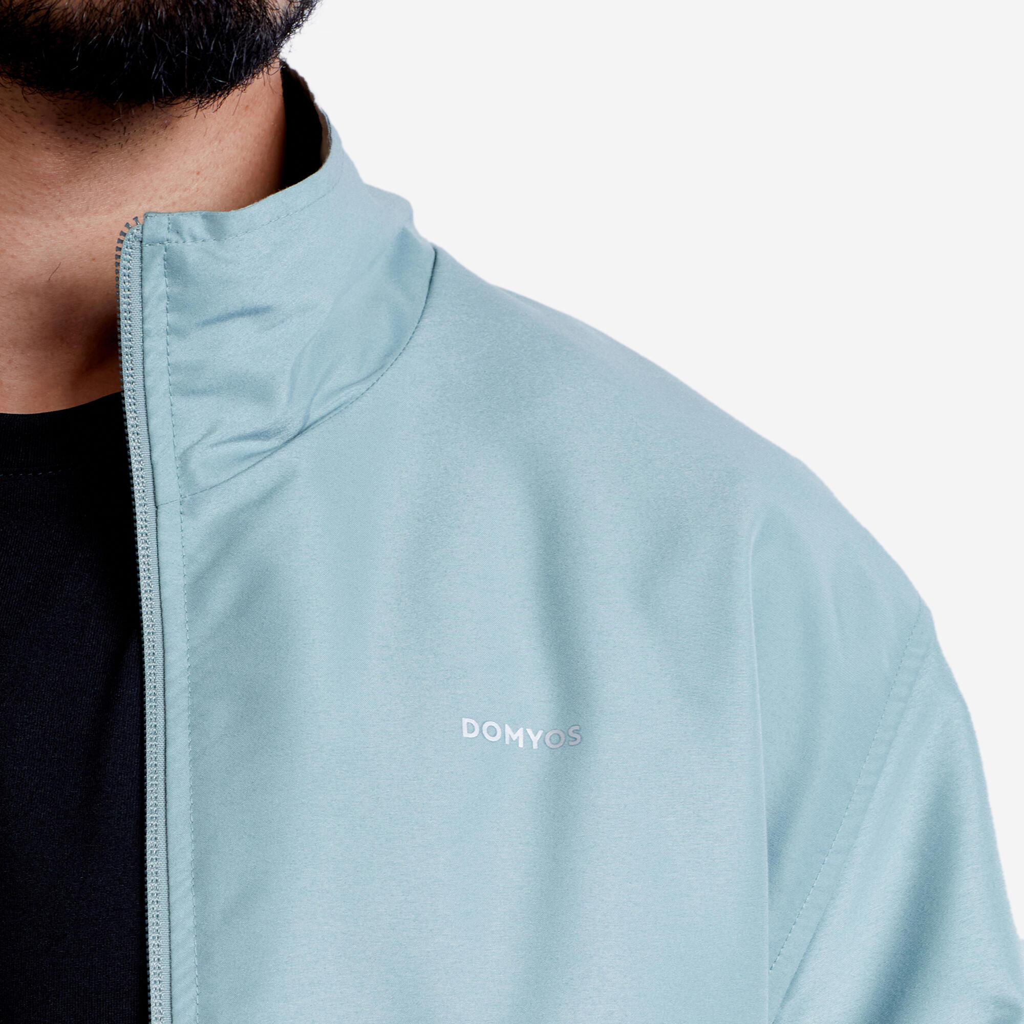 Men Fitness Tracksuit Jacket with Moisture Management FJA 100 - Frozen Green