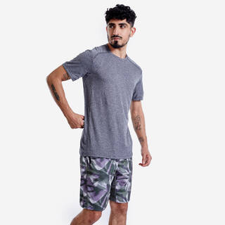 Refurbished Men Fitness Multicolour Shorts With Zip Pocket - Condition A