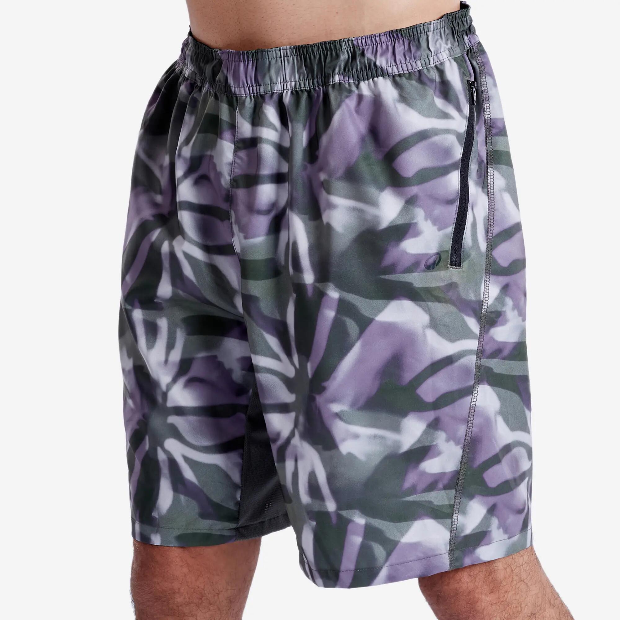 Refurbished Men Fitness Multicolour Shorts With Zip Pocket - Condition A -  4