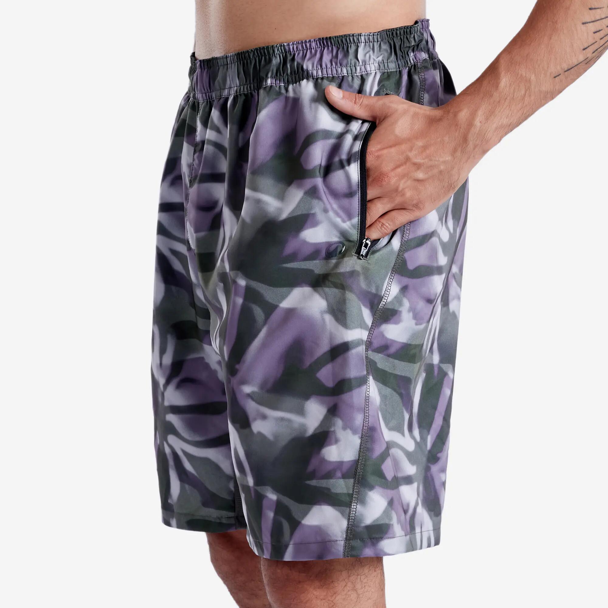 Refurbished Men Fitness Multicolour Shorts With Zip Pocket - Condition A -  5