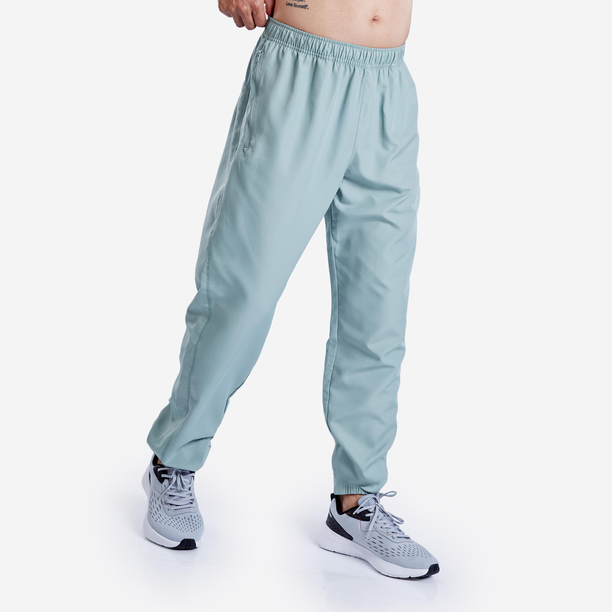 Decathlon Track Pant With Zip Light, Quick Dry, Zip Pockets, Jog