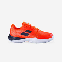 Chaussures de tennis homme multicourt, Babolat Jet Mach 3 strike red