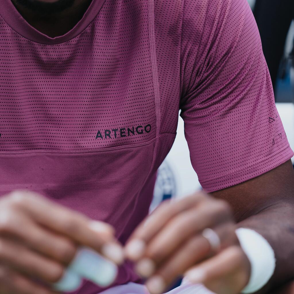 Herren Tennisshorts atmungsaktiv - Artengo Dry+ Violett Gaël Monfils