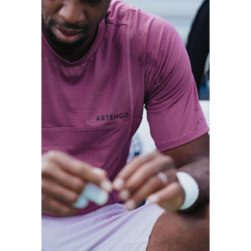 Short de tennis Homme respirant - Artengo Dry+ Violet Gaël Monfils