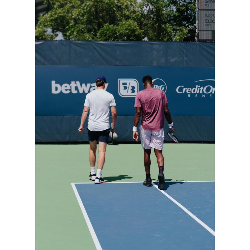Short de tennis Homme respirant - Artengo Dry+ Violet Gaël Monfils