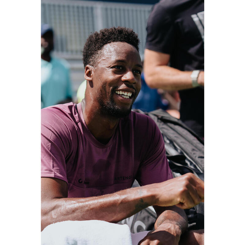 Erkek Tenis Şortu - Mor - Dry+ - Gaël Monfils
