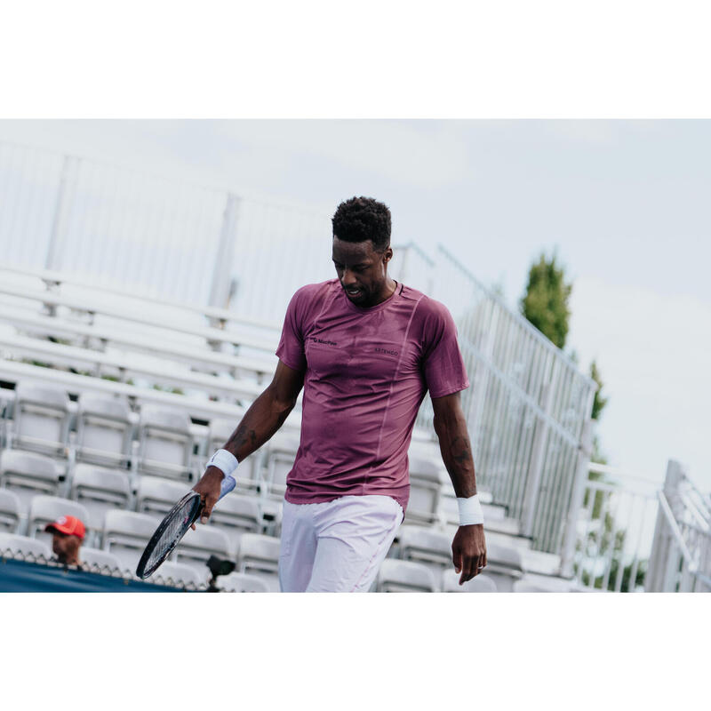 Short de tennis Homme respirant - Artengo Dry+ Violet Gaël Monfils
