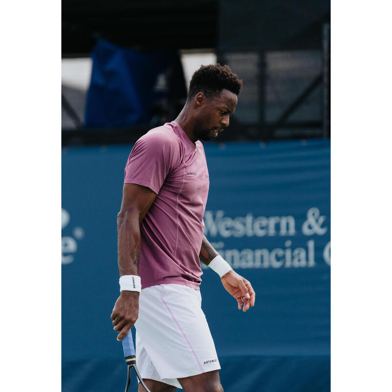Short de tennis Homme respirant - Artengo Dry+ Violet Gaël Monfils