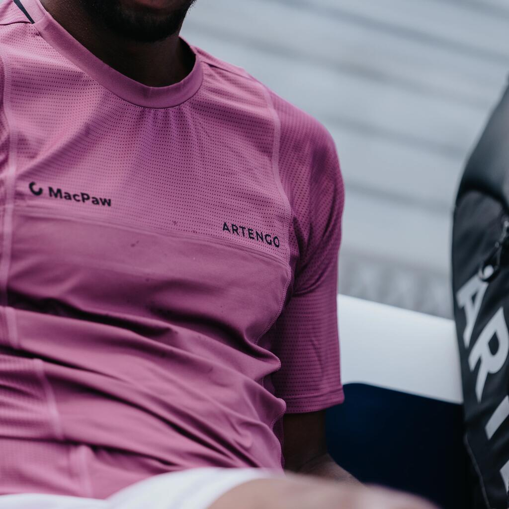 Herren Tennisshorts atmungsaktiv - Artengo Dry+ Violett Gaël Monfils