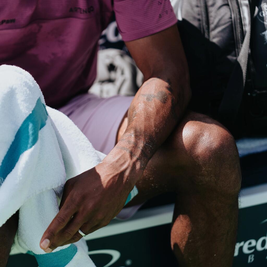 МЪЖКИ ДИШАЩИ ШОРТИ ЗА ТЕНИС DRY+ GAËL MONFILS, ЛИЛАВИ