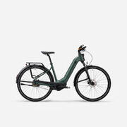 Bicicletă polivalentă electrică cu motor automat Owuru cadru jos E-ACTV 900 Gri