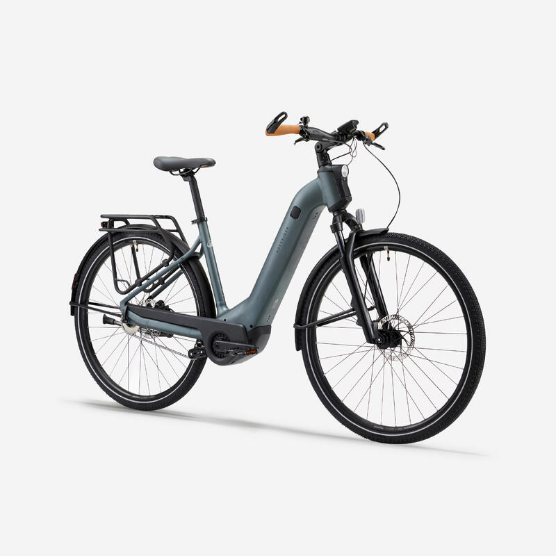 E-Bike Trekkingrad 28 Zoll E-ACTV 900 Automatikgetriebe tiefer Einstieg - grün