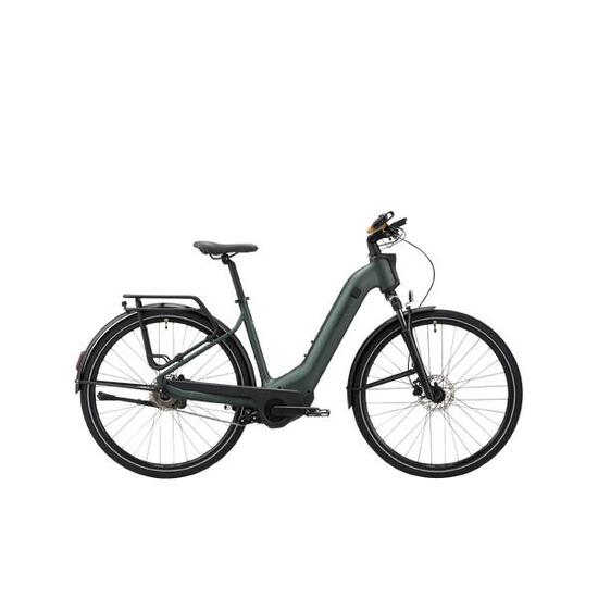 Bici trekking elettrica a pedalata assistita automatica E-ACTV 900 Owuru grigia