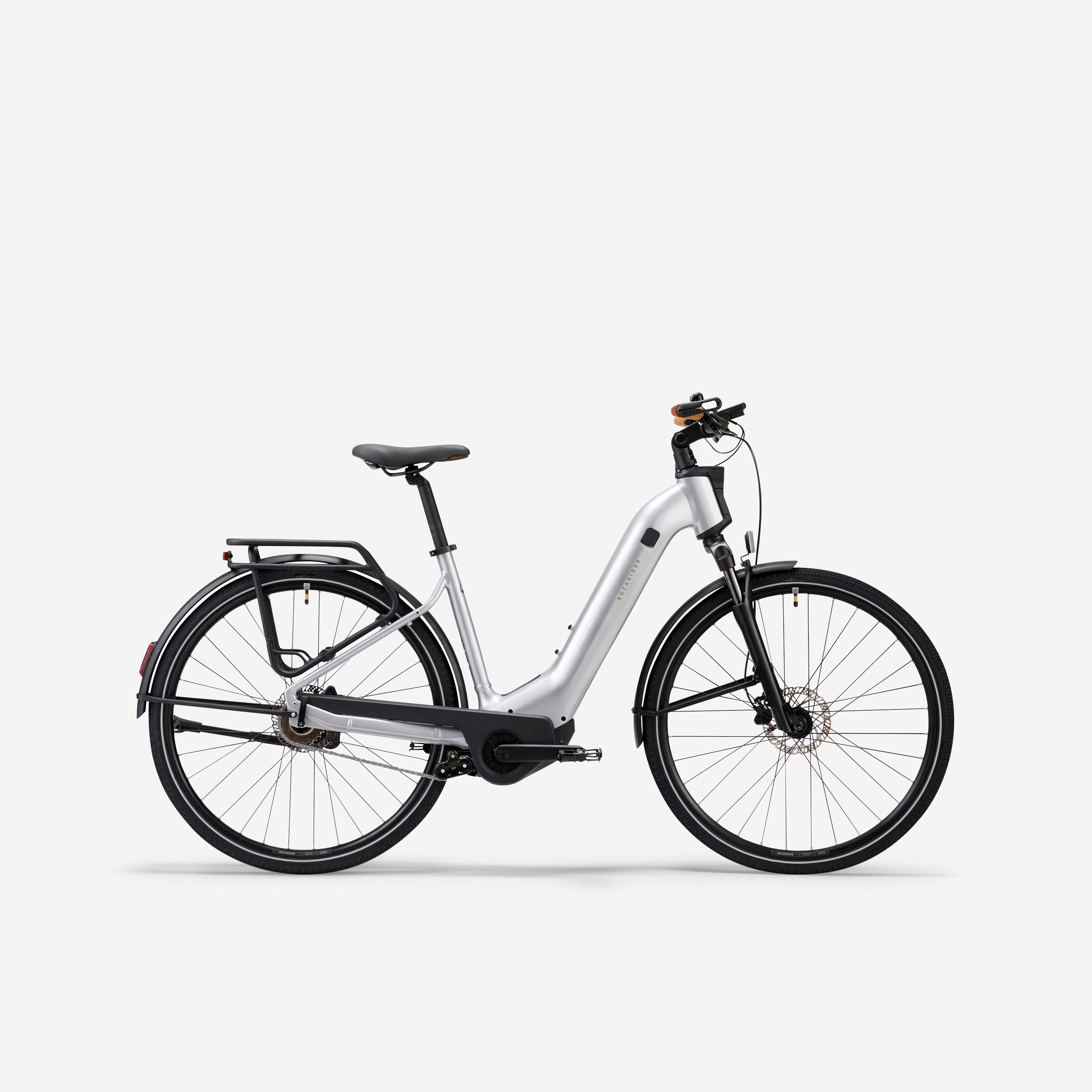 Vélo tout chemin électrique à moteur automatique owuru cadre bas, e-actv 900 - Vélos & Accessoires - Rockrider- Clubs - Entreprises - Collectivités - Associations
