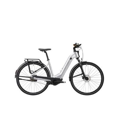 Bici trekking elettrica a pedalata assistita automatica E-ACTV 900 Owuru grigia