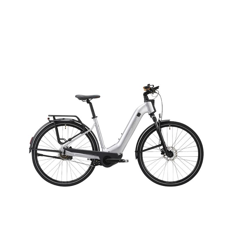 E-Bike Trekkingrad 28 Zoll E-ACTV 900 Automatikgetriebe tiefer Einstieg - grau