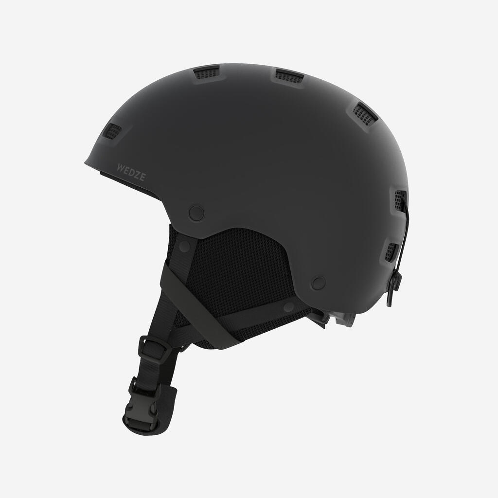 Casco esquí y snowboard adulto y niños - H-FS 300 - negro 