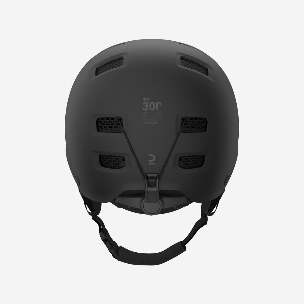 Casco esquí y snowboard adulto y niños - H-FS 300 - negro 