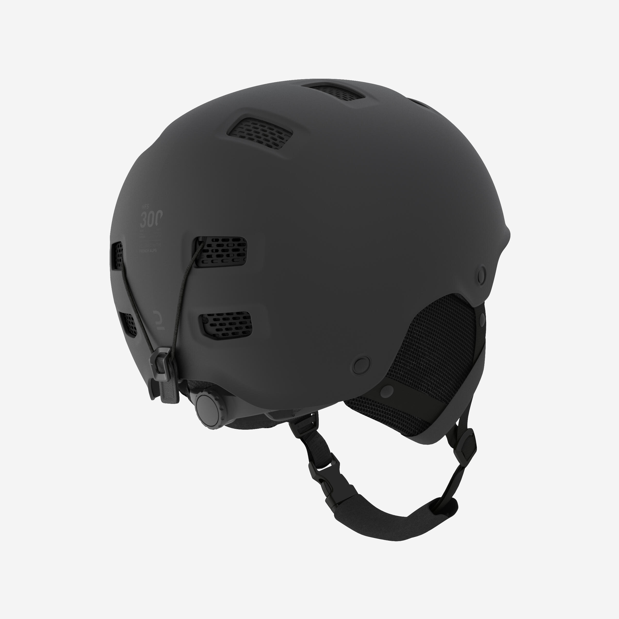 Casco da sci e snowboard per adulti e bambini - H-FS 300 nero