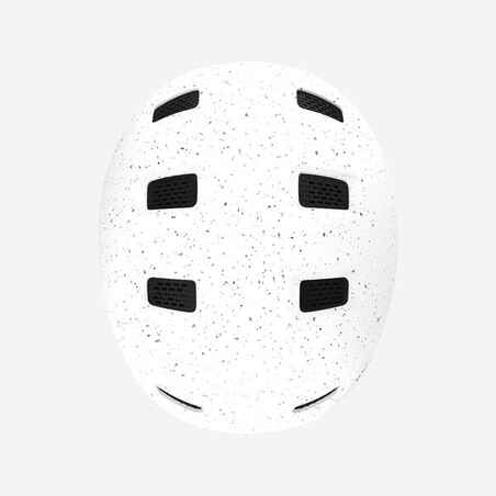 Adult/juniors ski and snowboard helmet - H-FS 300 - spotted white