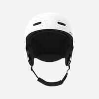 Adult/juniors ski and snowboard helmet - H-FS 300 - spotted white