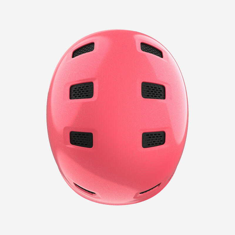 Yetişkin/Çocuk Kayak/Snowboard Kaskı - Pembe Pullu - H-FS 300