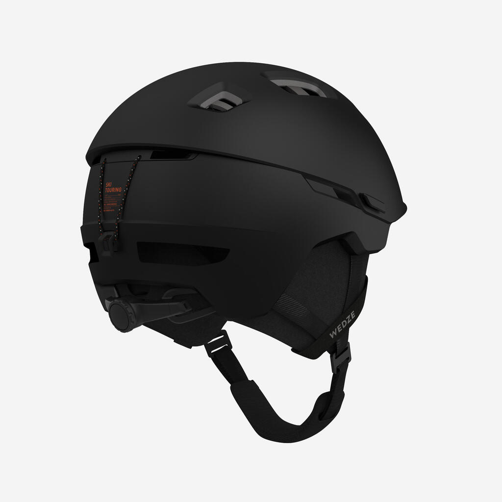 WILDER DOUBLE-STANDARD BLACK CROSS-COUNTRY SKIING HELMET