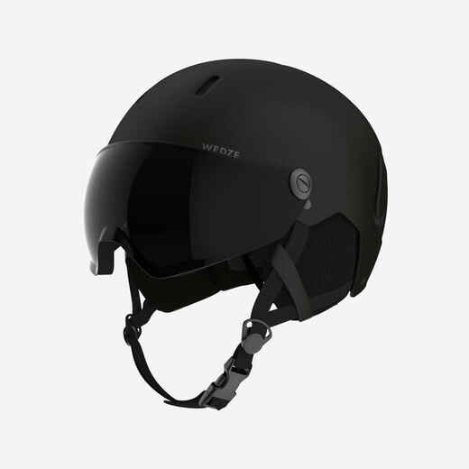 
      Adult Ski Helmet with Visor - PST 150 - Black
  