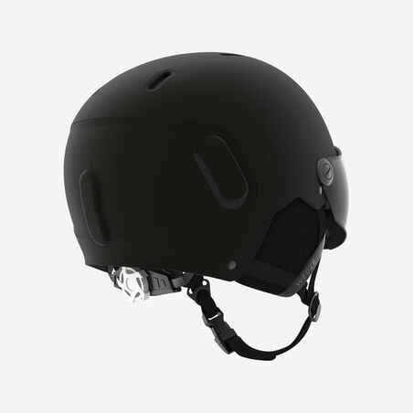 Adult Ski Helmet with Visor - PST 150 - Black