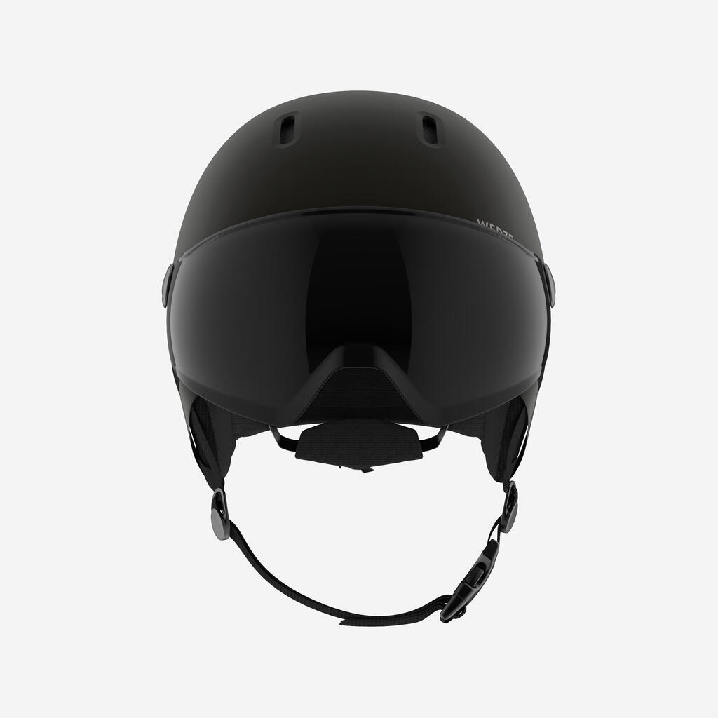 Adult Ski Helmet with Visor - PST 150 - Black