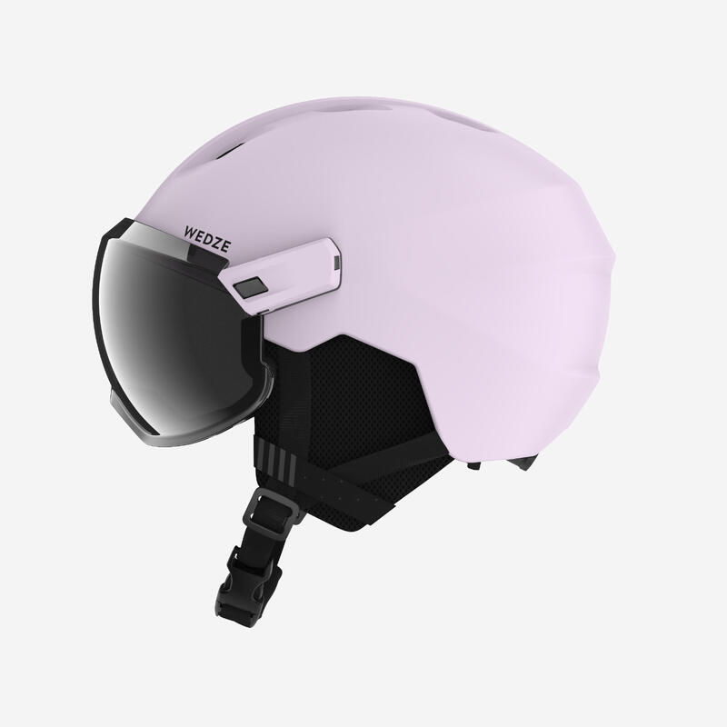 Casque de ski avec visière adulte - PST 550 lilas