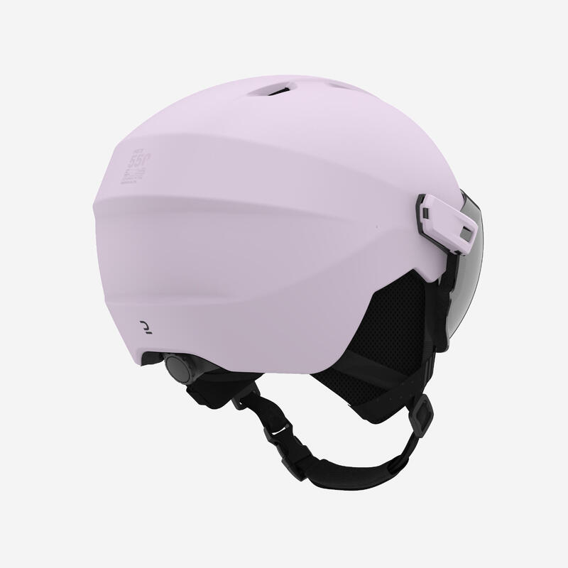 Casque de ski avec visière adulte - PST 550 lilas