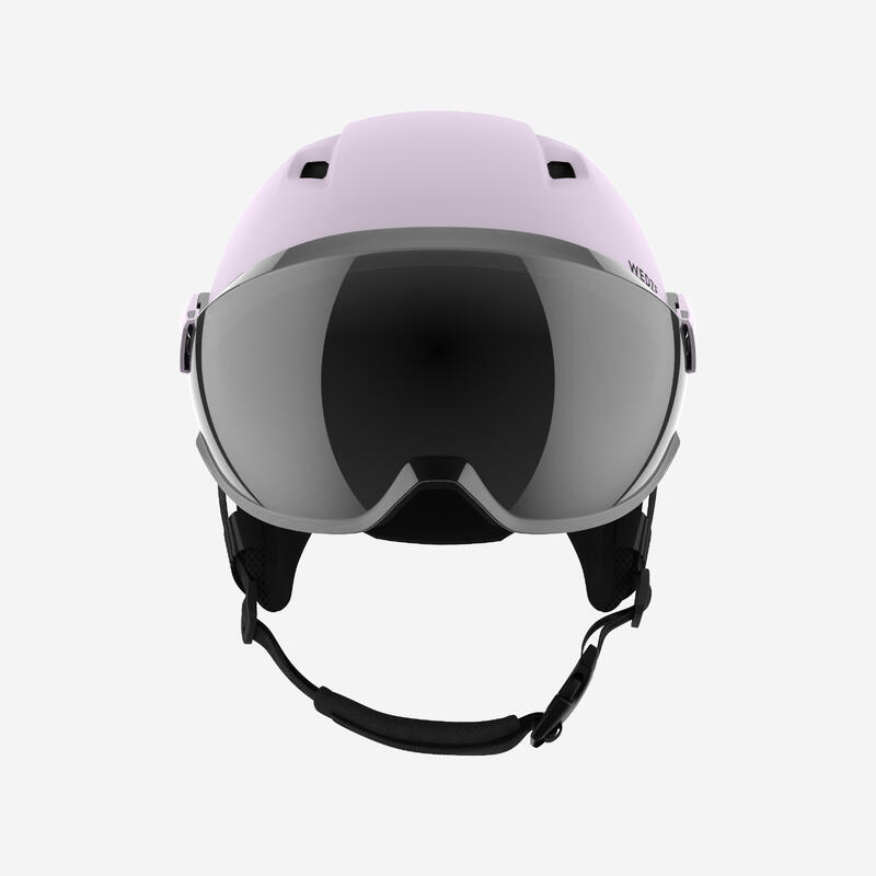 Casque de ski avec visière adulte - PST 550 lilas