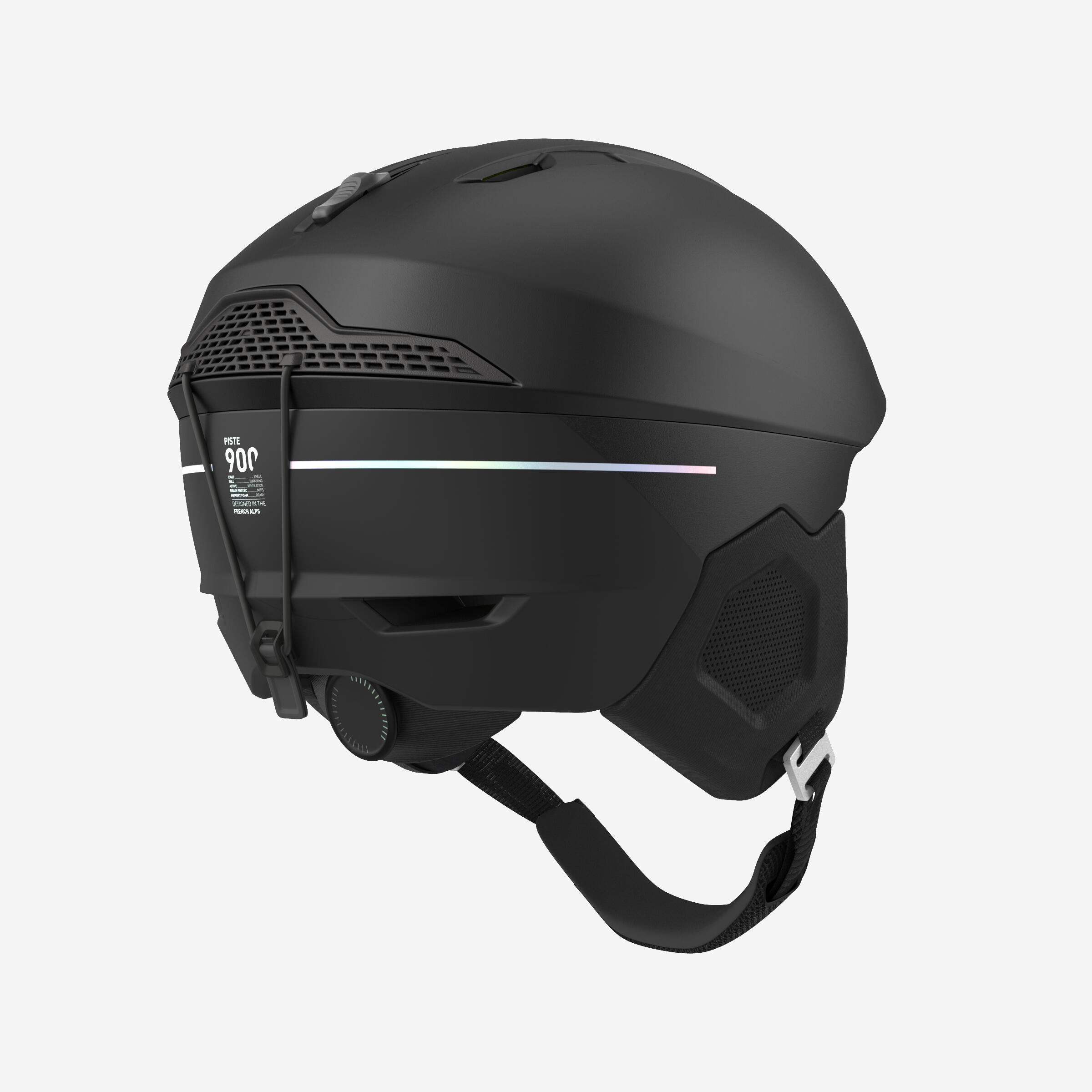 Ski Helmet with MIPS System - PST 900 graphite black - WEDZE