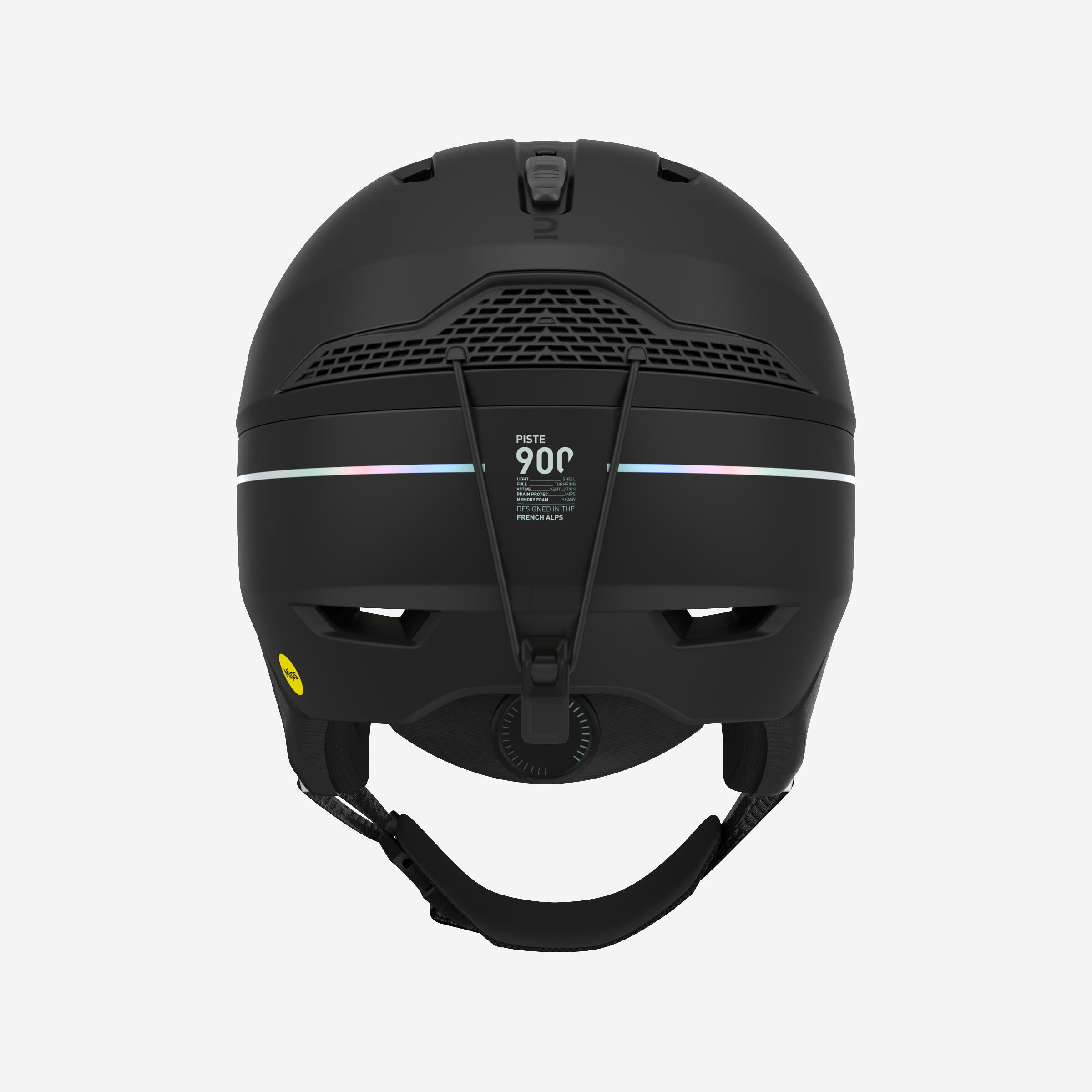 Ski Helmet with MIPS System - PST 900 graphite black - WEDZE