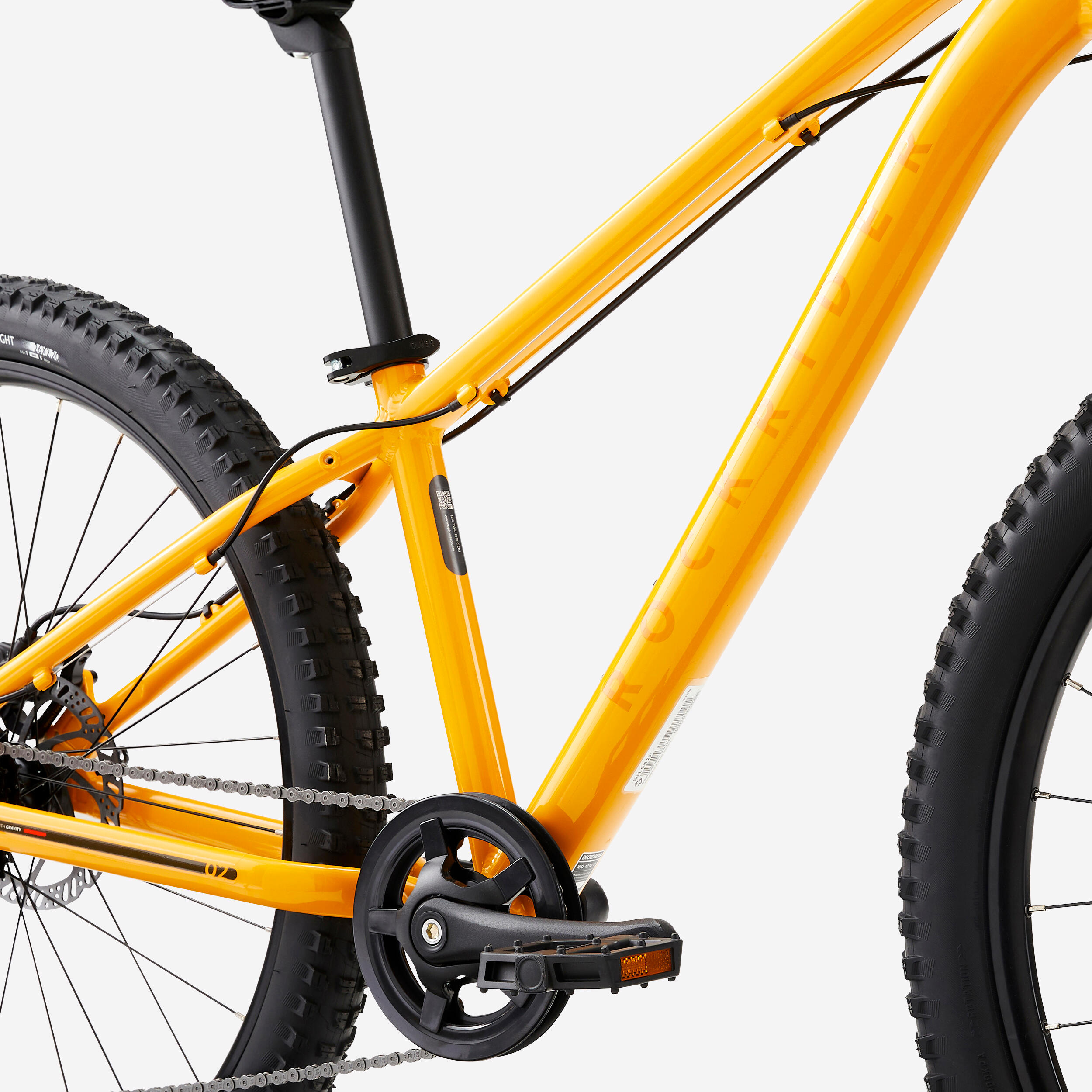 Kinderfahrrad Mountainbike 26 Zoll Rockrider Expl 900 gelb  10/15