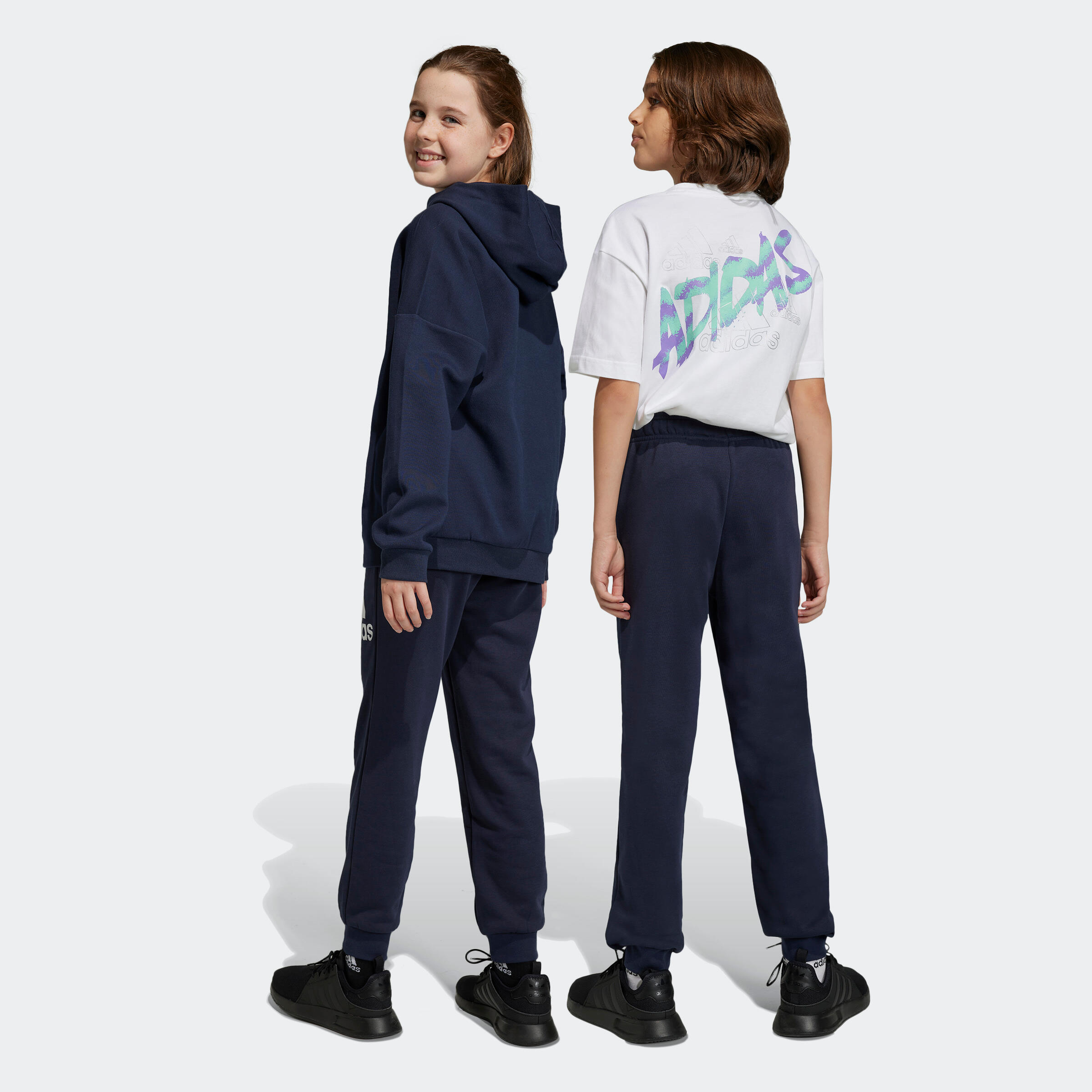 adidas Pantaloni da jogging blu per bambini