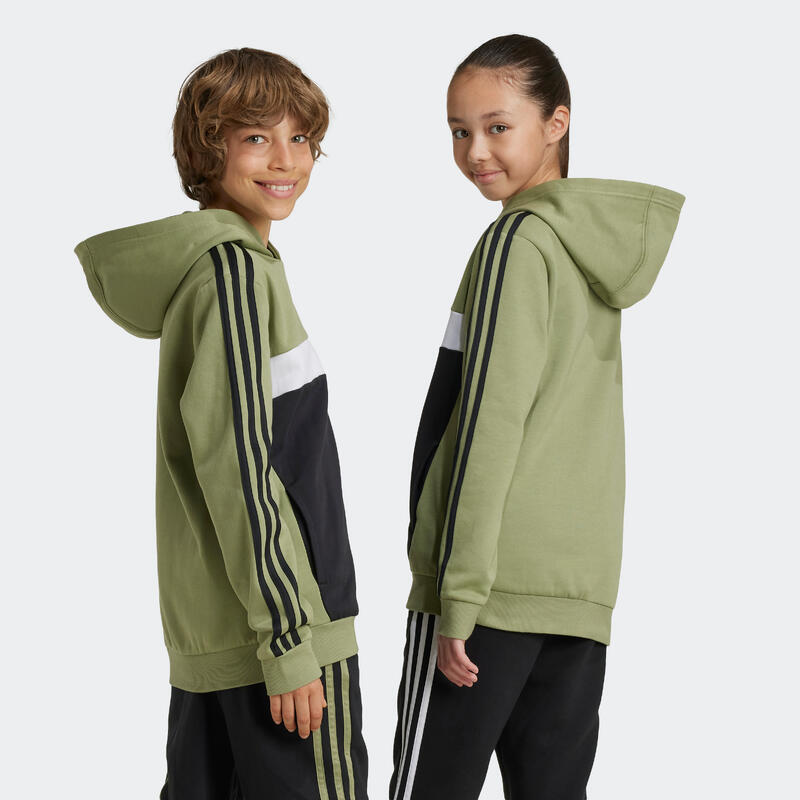 Kinderhoodie groen/zwart